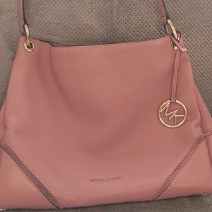Michael Kors Pink Pebbled Leather Nicole Bag